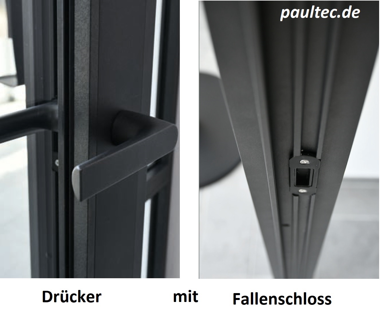 Drücker mit Fallenschloss